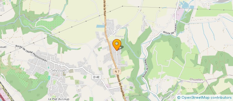 localisation de l'entreprise L'OCTOPUS  CHUZELLES