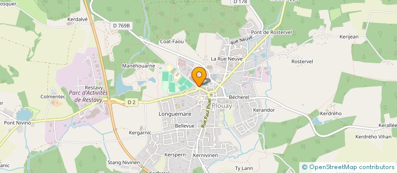 localisation de l'entreprise L'OCTOPUS  LANGUIDIC