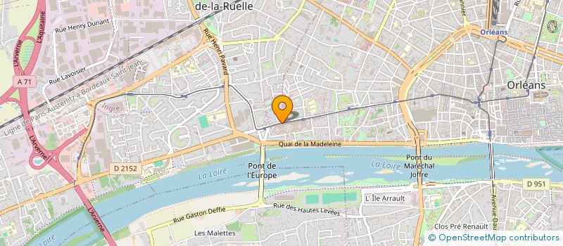 localisation de l'entreprise L'OCTROI à ORLEANS