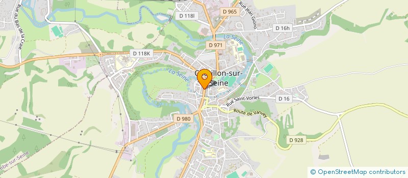 localisation de l'entreprise L'ODACIEUSE EURL  CHATILLON-SUR-SEINE