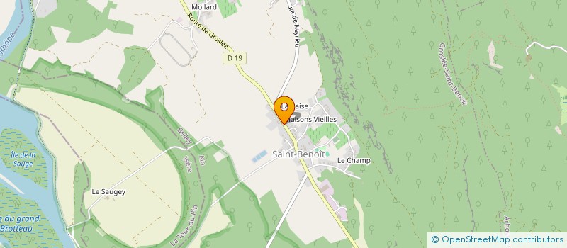 localisation de l'entreprise L'ODELIANE à GROSLEE-SAINT-BENOIT