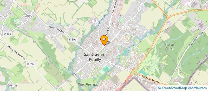 localisation de l'entreprise L'ODYSEE  SAINT-GENIS-POUILLY