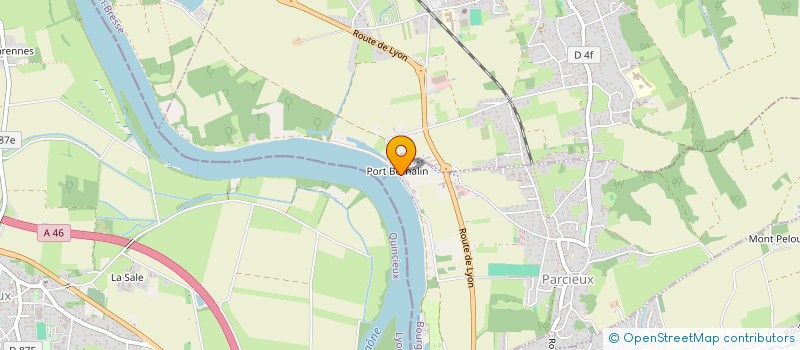 localisation de l'entreprise L'ODYSSAONE à PARCIEUX