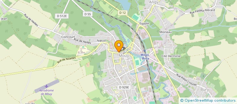 localisation de l'entreprise L'ODYSSEE  MOUY