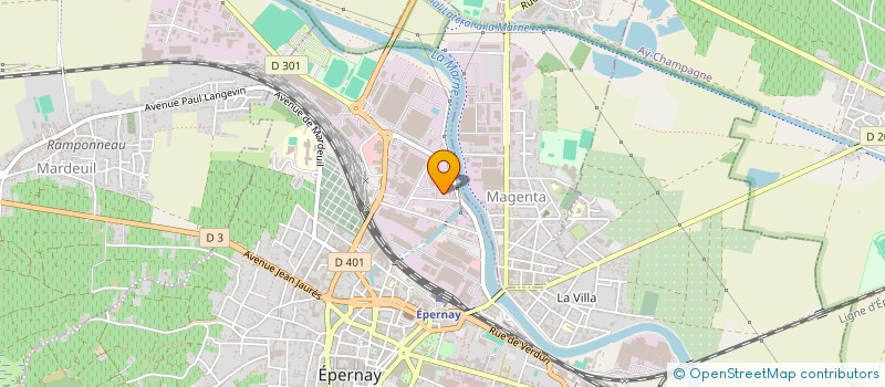 localisation de l'entreprise L'ODYSSEE 51 à EPERNAY