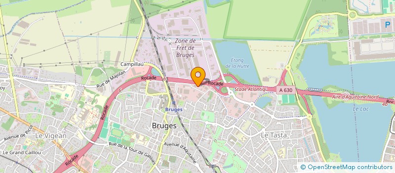 localisation de l'entreprise L'ODYSSEE à BRUGES