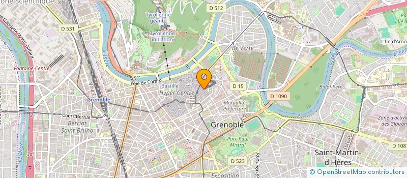 localisation de l'entreprise L'ODYSSEE  GRENOBLE