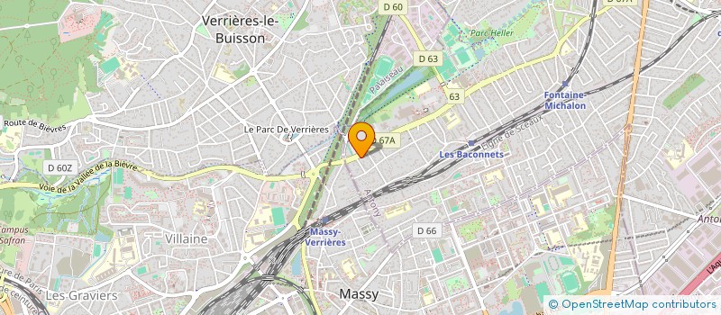 localisation de l'entreprise L'ODYSSEE à ANTONY