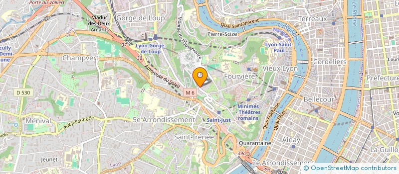 localisation de l'entreprise L'ODYSSEE.69  LYON