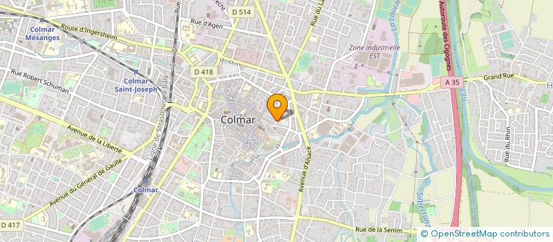 localisation de l'entreprise L'ODYSSEE  COLMAR