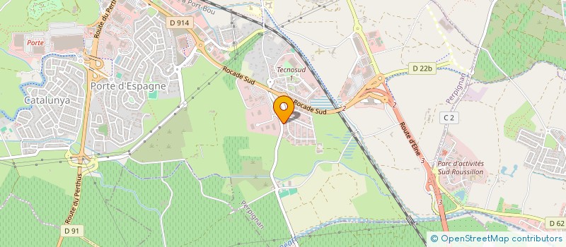 localisation de l'entreprise L'ODYSSEE à PERPIGNAN