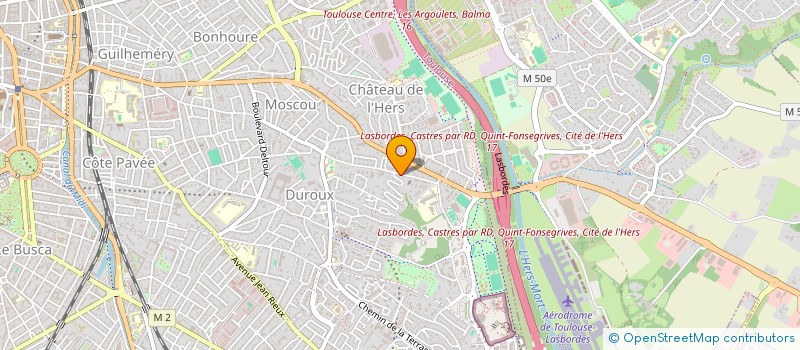 localisation de l'entreprise L'ODYSSEE à TOULOUSE