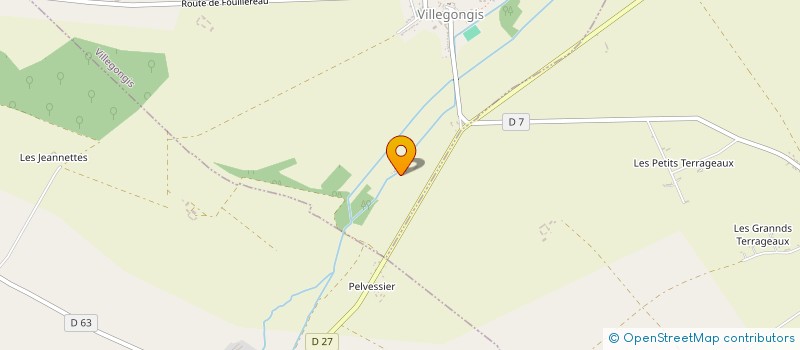 localisation de l'entreprise L'ODYSSEE à VILLEGONGIS