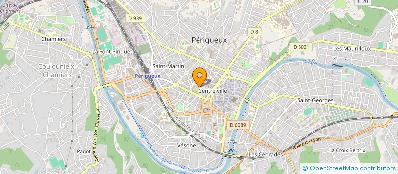 localisation de l'entreprise L'ODYSSEE à PERIGUEUX