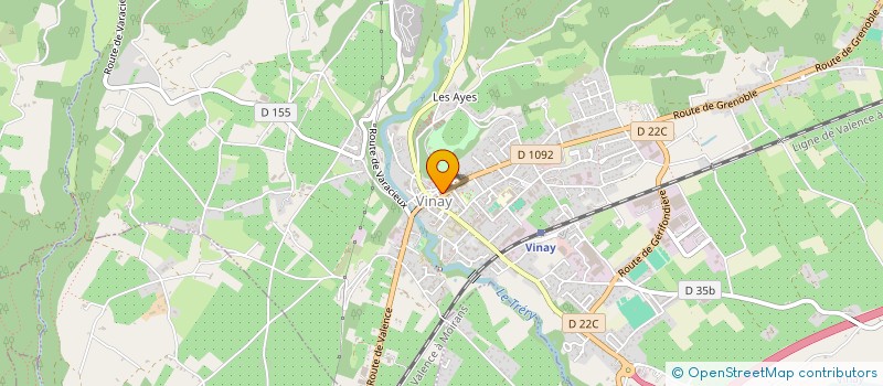 localisation de l'entreprise L'ODYSSEE  VINAY