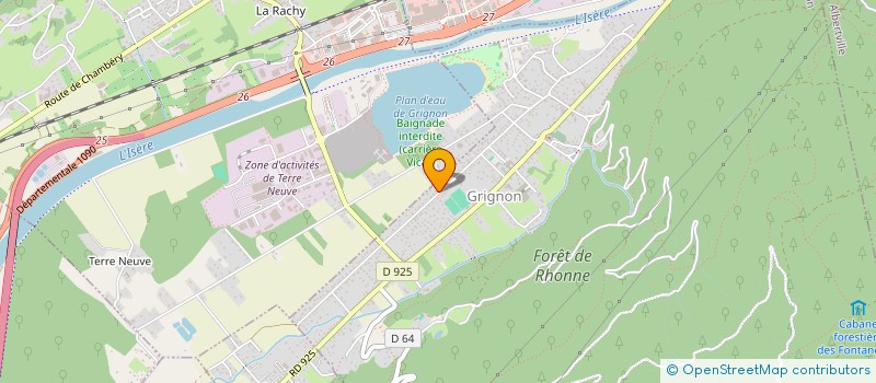 localisation de l'entreprise L'ODYSSEE  GRIGNON