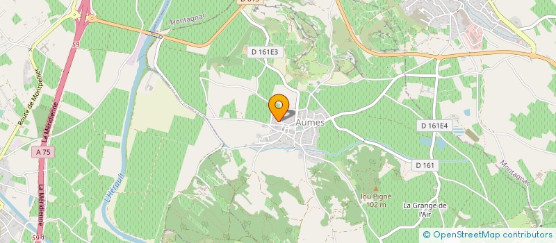 localisation de l'entreprise L'ODYSSEE AE2J  AUMES