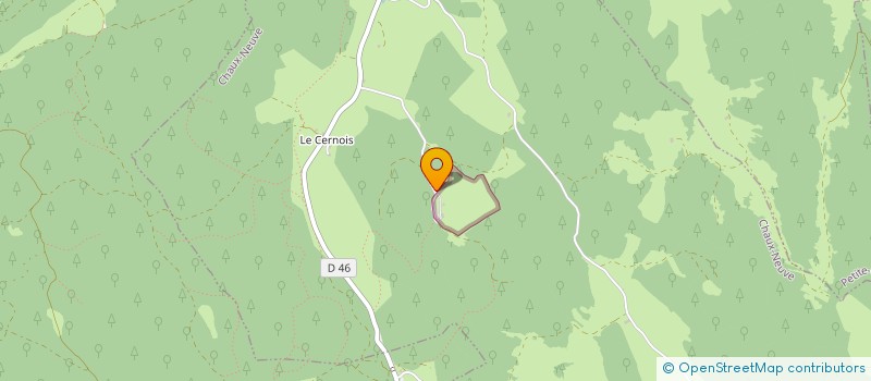 localisation de l'entreprise L'ODYSSEE BLANCHE  CHAUX-NEUVE