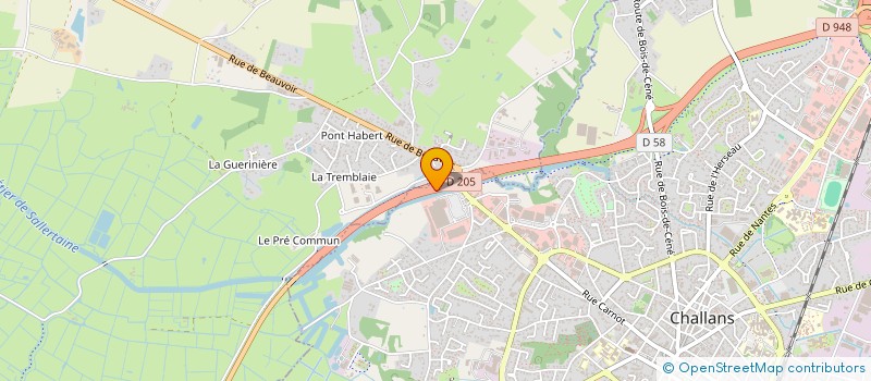 localisation de l'entreprise L'ODYSSEE CHALLANDAISE à CHALLANS