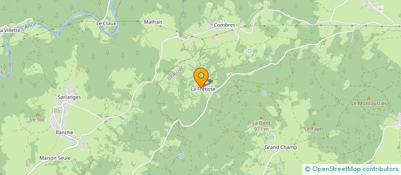 localisation de l'entreprise L'ODYSSEE D'ULYSSE  BEAUZAC