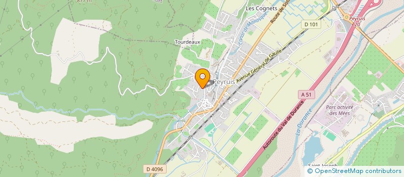 localisation de l'entreprise L'ODYSSEE DANPAT  PEYRUIS