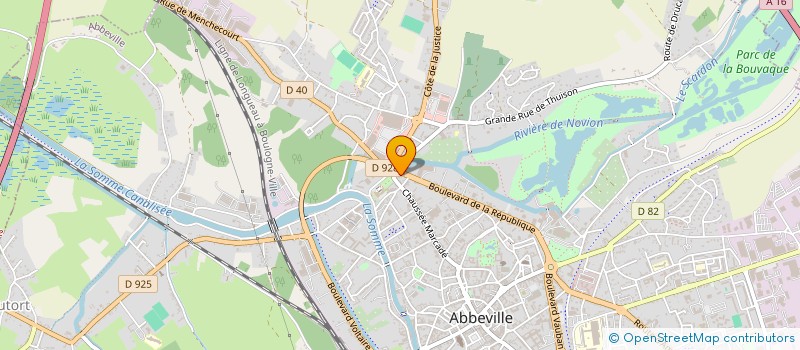 localisation de l'entreprise L'ODYSSEE DE LA VIE à ABBEVILLE