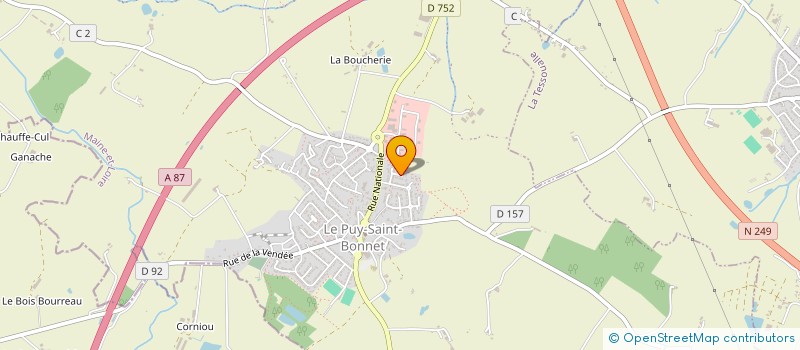 localisation de l'entreprise L ODYSSEE DE TIM à CHOLET