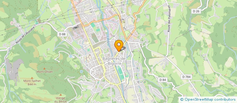 localisation de l'entreprise L'ODYSSEE DES DEUX PONTS  BAGNERES-DE-BIGORRE
