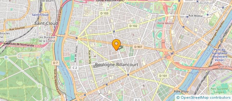 localisation de l'entreprise L'ODYSSEE DU BOOKCLUB à BOULOGNE-BILLANCOURT