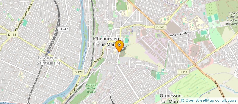 localisation de l'entreprise L'ODYSSEE EN SCENE  CHENNEVIERES-SUR-MARNE