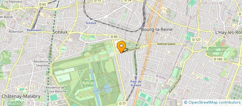 localisation de l'entreprise L'ODYSSEENNE à SCEAUX