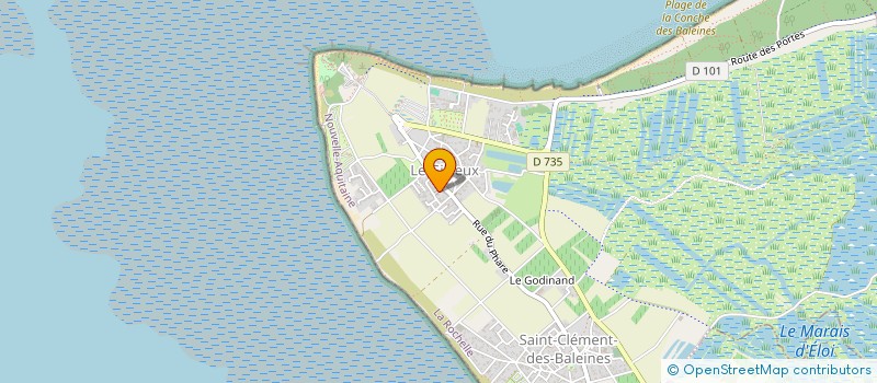 localisation de l'entreprise L'ODYSSEL D'ULYSSE  SAINT-CLEMENT-DES-BALEINES