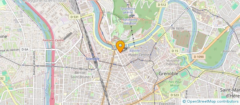 localisation de l'entreprise L'OEIL A L'OREILLE à GRENOBLE