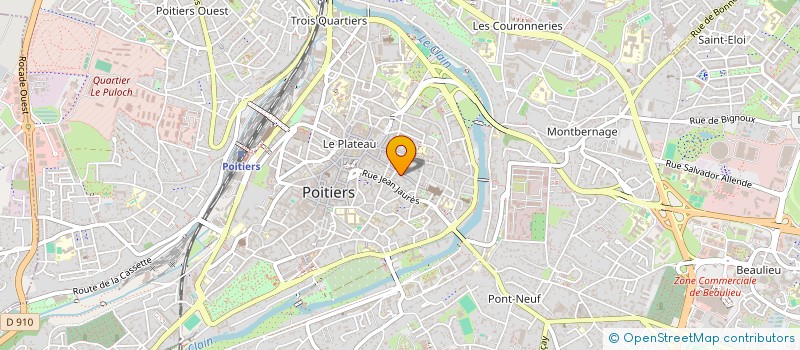 localisation de l'entreprise L'OEIL A SES REFLEXES à POITIERS