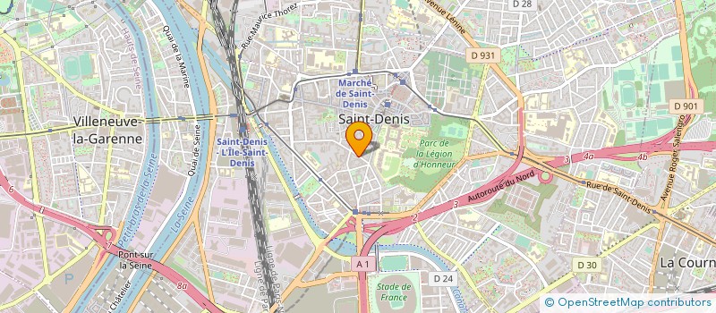 localisation de l'entreprise L'OEIL ARABESK  SAINT-DENIS