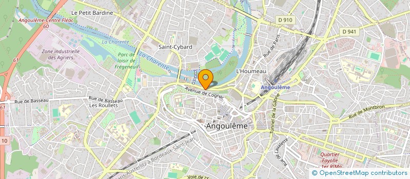 localisation de l'entreprise L'OEIL CAPTURE à ANGOULEME