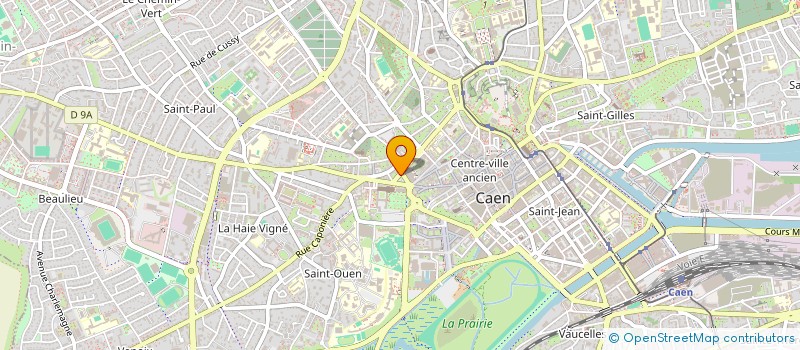 localisation de l'entreprise L'OEIL CIBLE à CAEN