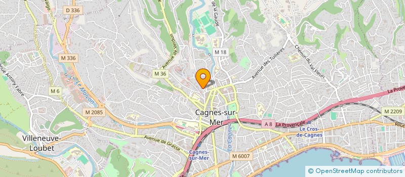 localisation de l'entreprise L OEIL DE BABEL à CAGNES-SUR-MER