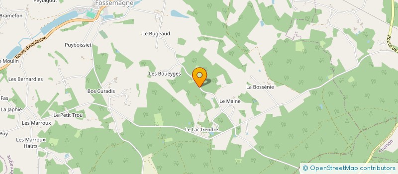 localisation de l'entreprise L'OEIL DE LYNX & CO  FOSSEMAGNE