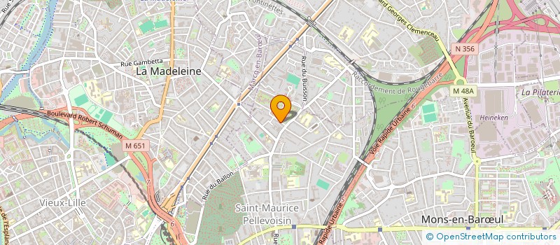 localisation de l'entreprise L'OEIL DE MARCQ à LILLE