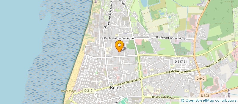 localisation de l'entreprise L'OEIL DES 2 FRERES  BERCK