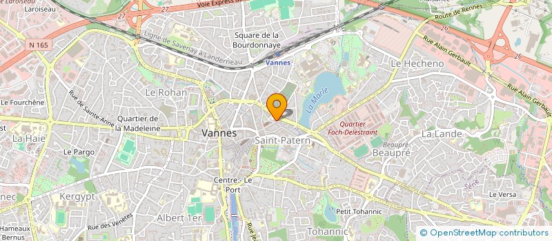 localisation de l'entreprise L'OEIL DIVIN à VANNES