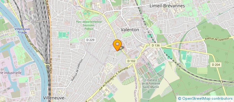 localisation de l'entreprise L'OEIL DRIVER  VILLENEUVE-SAINT-GEORGES