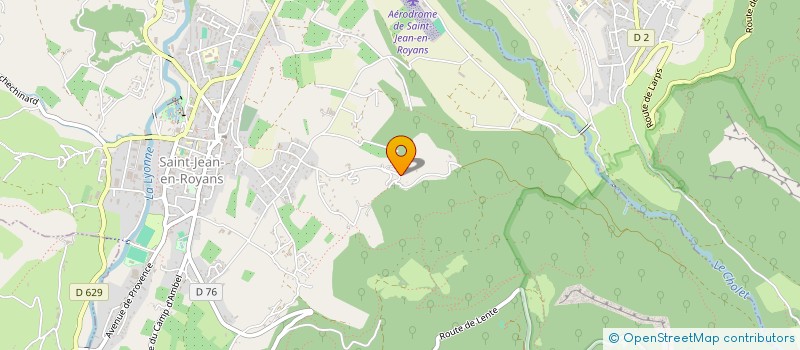 localisation de l'entreprise L'OEIL DU BOURGEON  SAINT-JEAN-EN-ROYANS