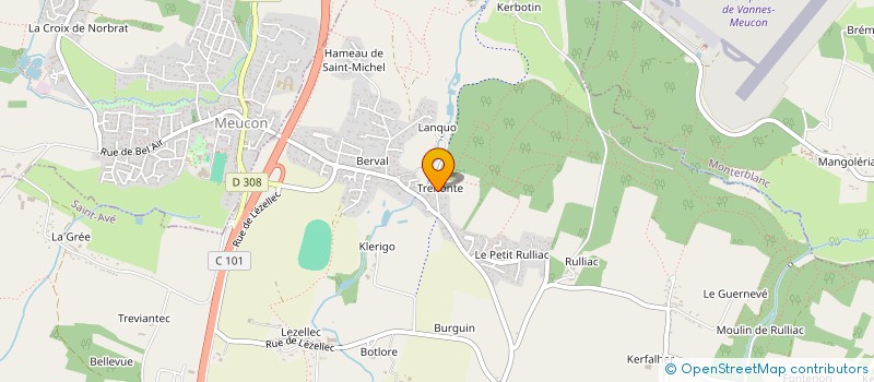 localisation de l'entreprise L OEIL DU CHAMOIS  SAINT-AVE