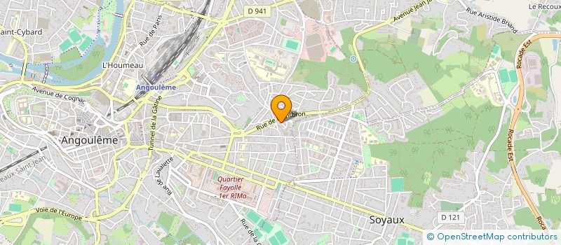 localisation de l'entreprise L'OEIL DU CYCLONE  ANGOULEME