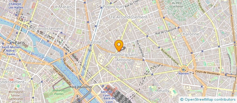 localisation de l'entreprise L'OEIL DU LOOK  PARIS