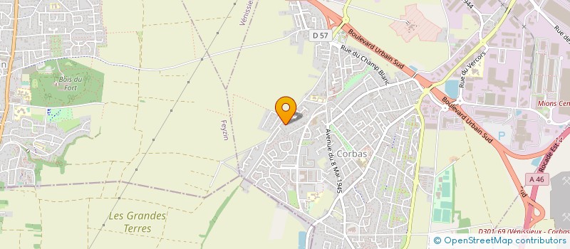 localisation de l'entreprise L'OEIL DU LYON à CORBAS