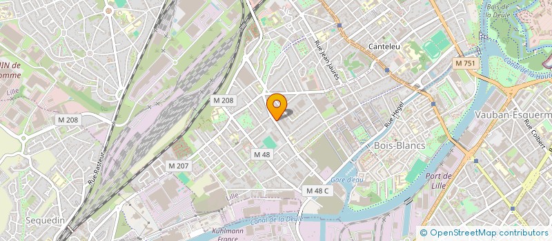localisation de l'entreprise L'OEIL EN COULISSE à LILLE