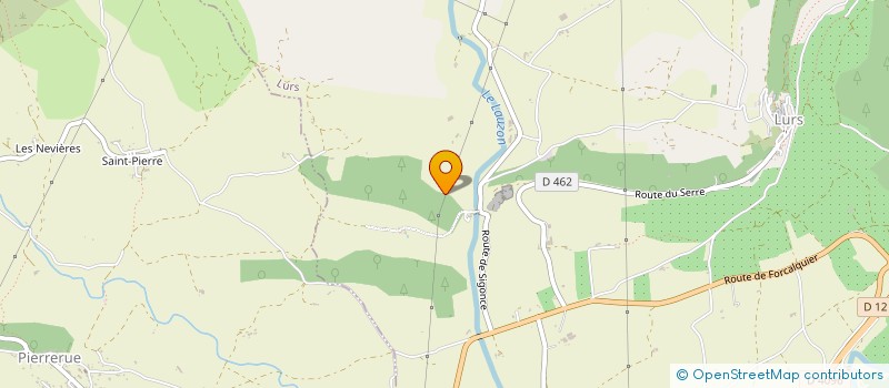 localisation de l'entreprise L'OEIL ET L'OREILLE  LURS